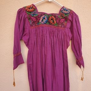 Mexican native blouse hand made embroidery 🇲🇽